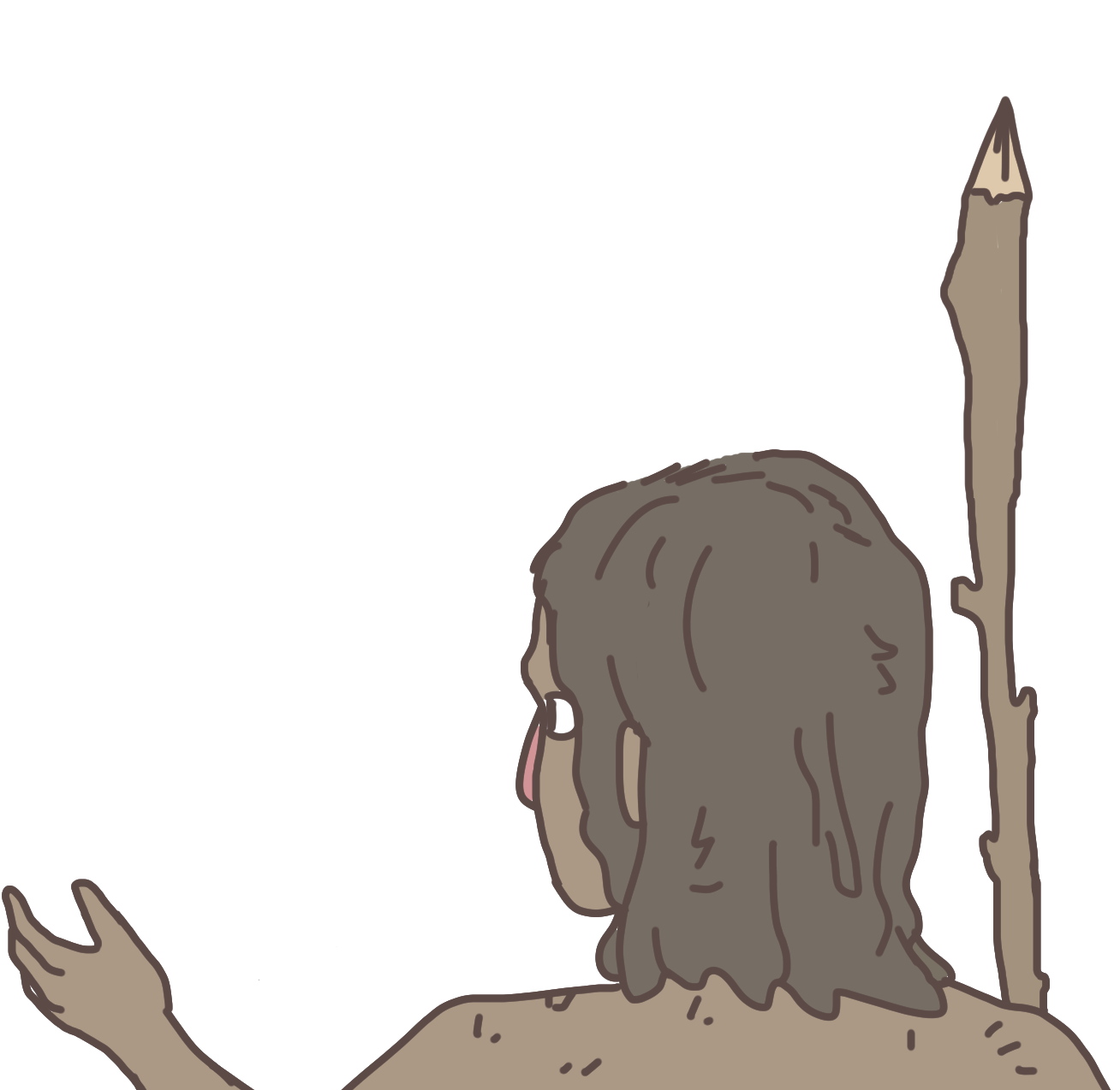 Discute avec Homo erectus chasseur